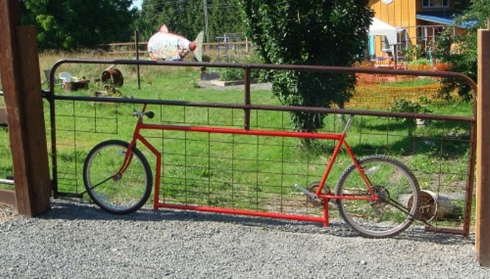 自行车栅栏